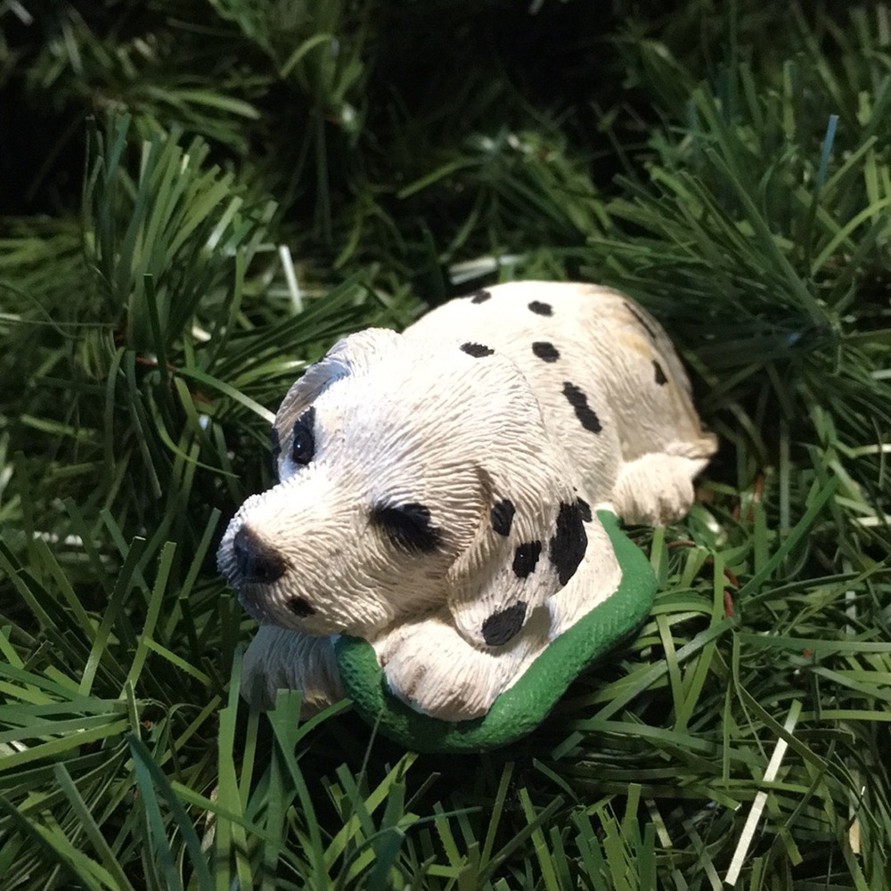 Sandicast Dalmatian Puppy. 1.5” Tall 3” Long